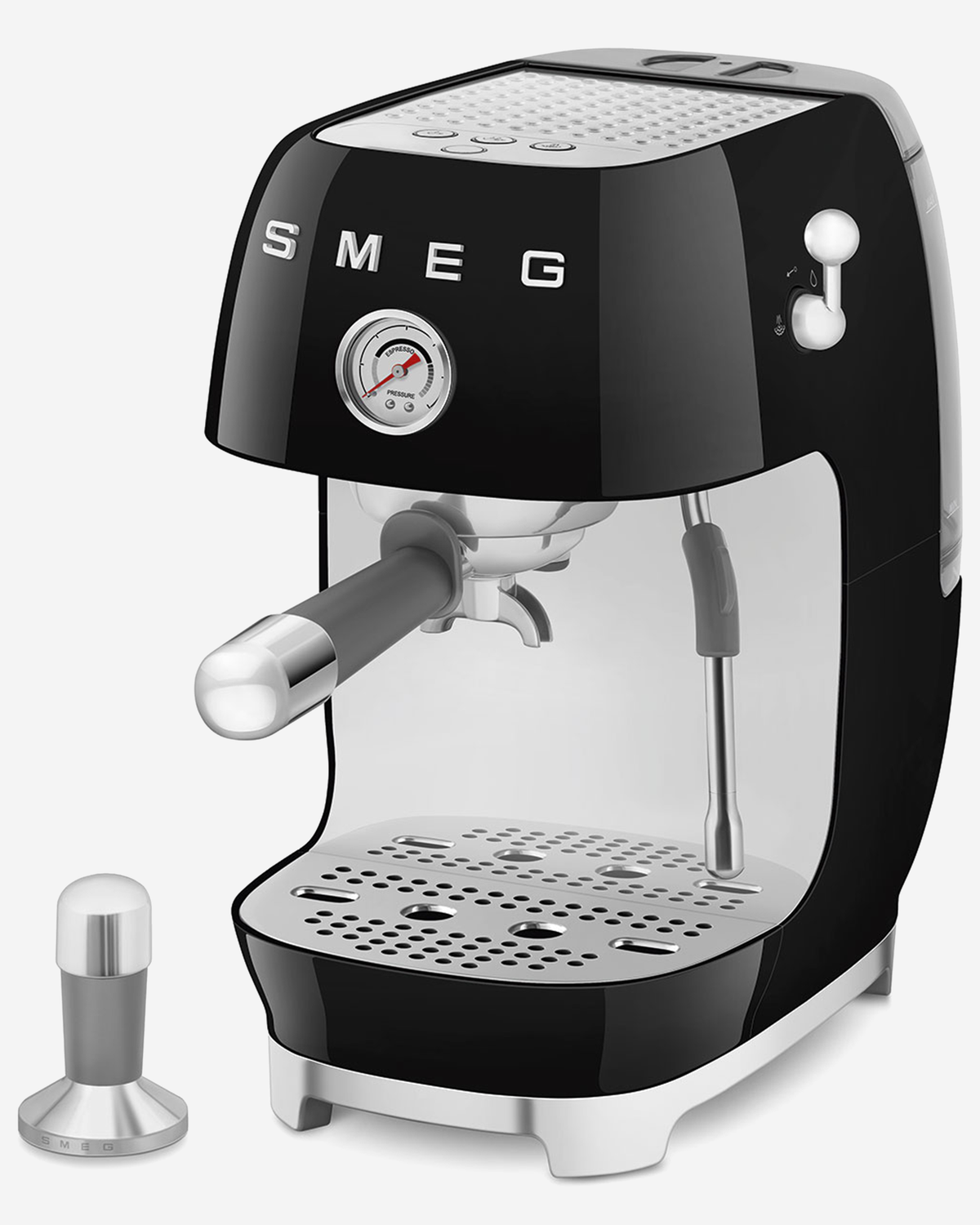 SMEG Espresso with Pump 50’s Style Black - ECF03BLUK