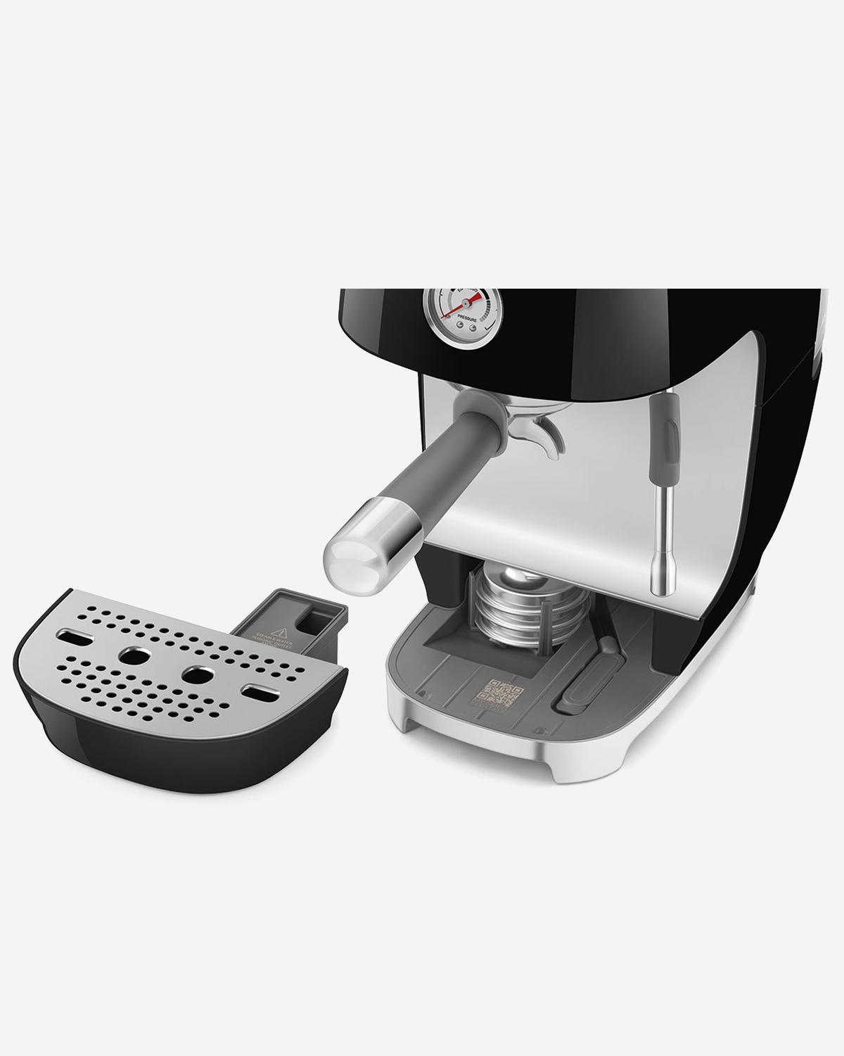 SMEG Espresso with Pump 50’s Style Black - ECF03BLUK