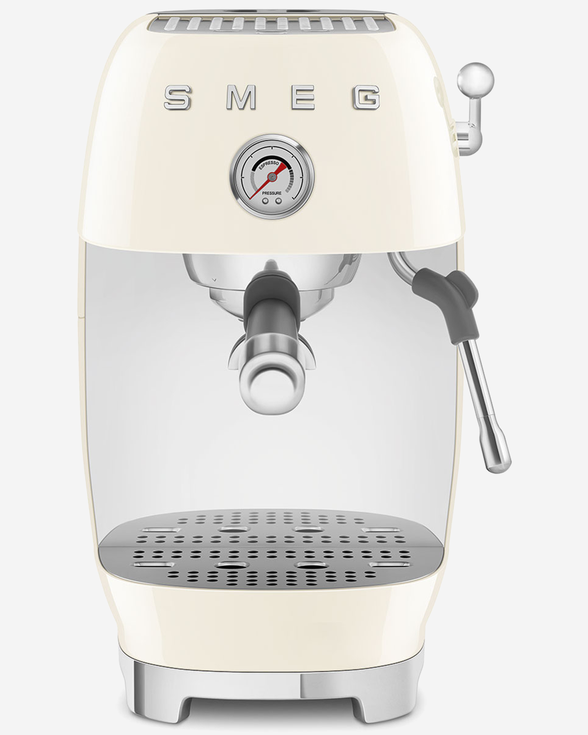 SMEG Espresso with Pump 50’s Style Cream - ECF03CRUK