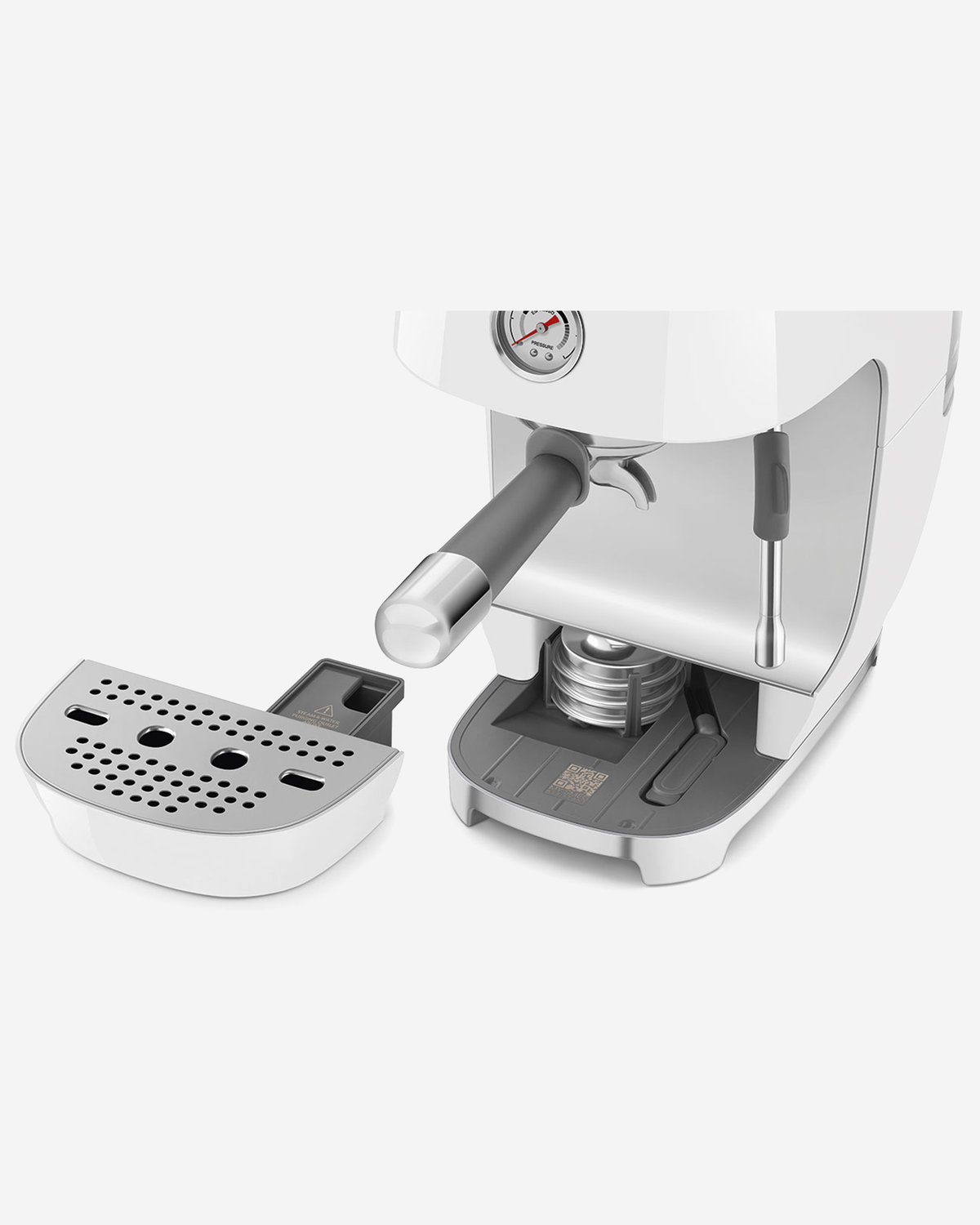 SMEG Espresso with Pump 50’s Style White - ECF03WHUK