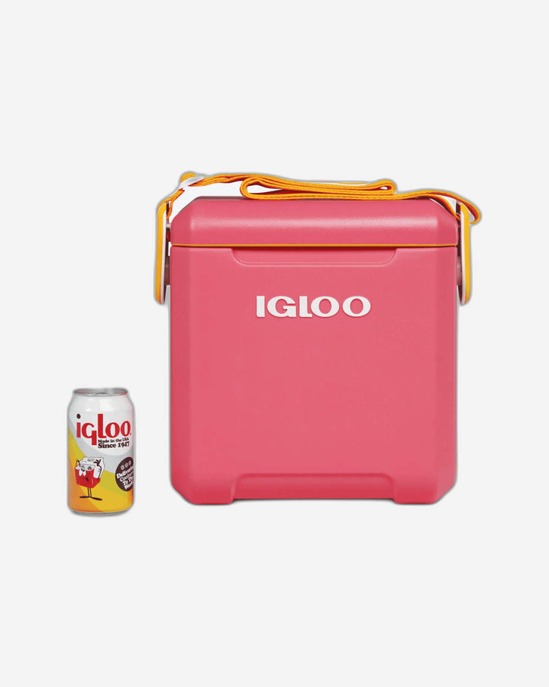 00032131-Igloo-11 Qt Tag-A-Long Too Cooler  - Grapefruit- Incinerator