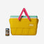 00032793-Igloo-Retro Jade 25 Qt Lunch Picnic Basket Cooler - Yellow,White,Mint,Pink