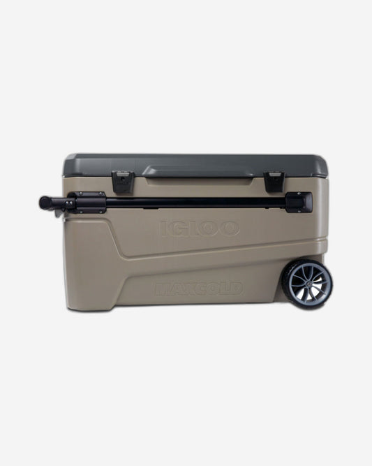 Igloo-Sportsman Sunset Glide 110 Cooler Box - Sandstone / Carbonite
