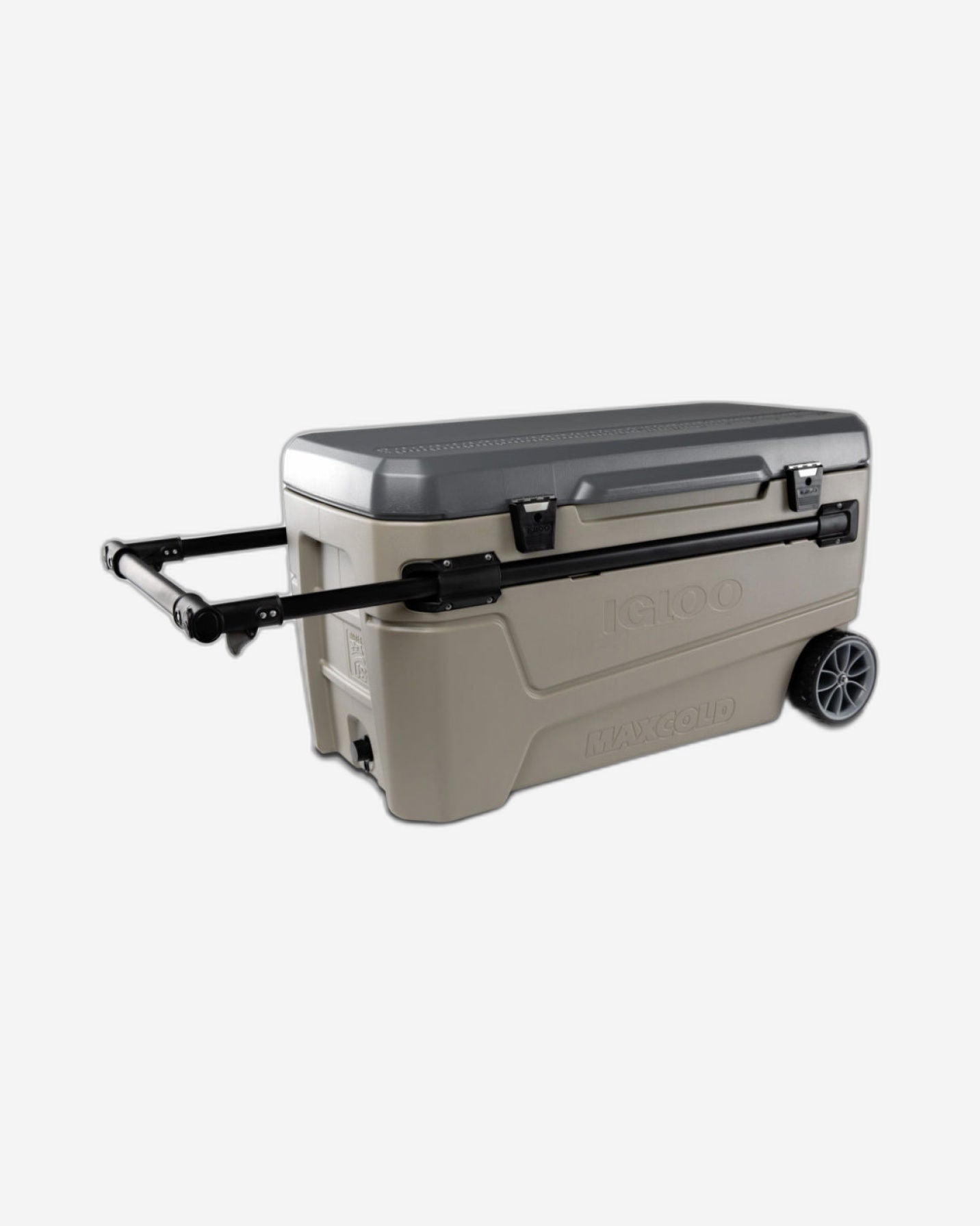 Igloo-Sportsman Sunset Glide 110 Cooler Box - Sandstone / Carbonite