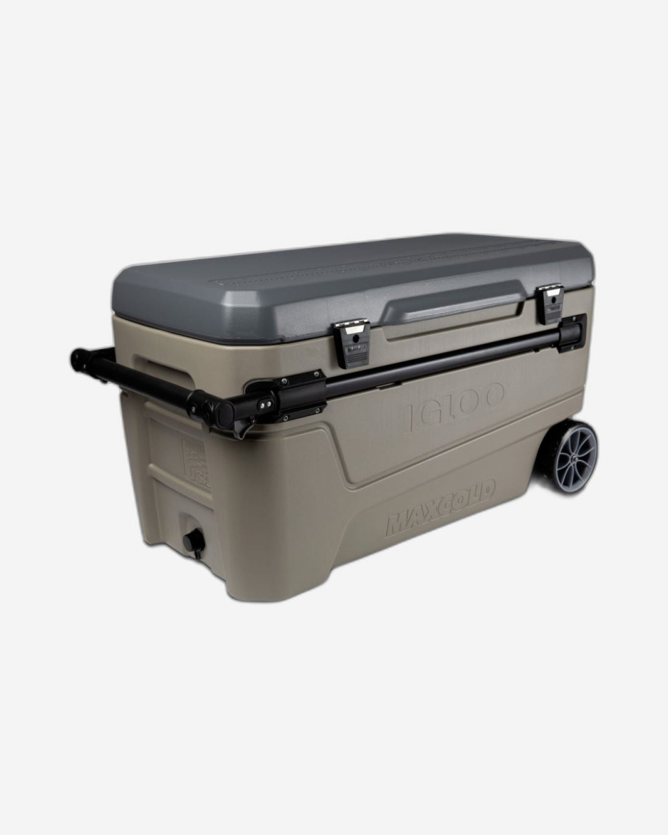 Igloo-Sportsman Sunset Glide 110 Cooler Box - Sandstone / Carbonite
