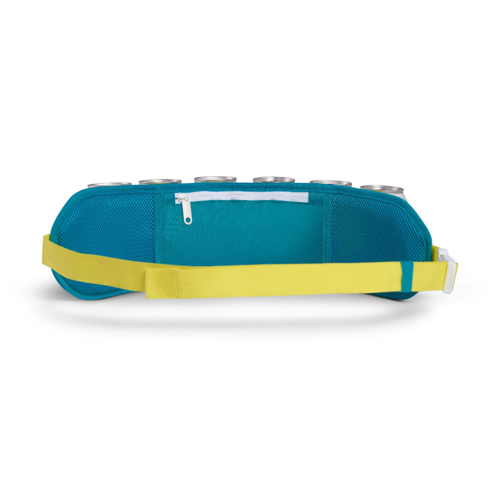 Igloo-Retro Beerdolier Cooler  - Dark Jade /Bold Magenta /Livewire Yellow