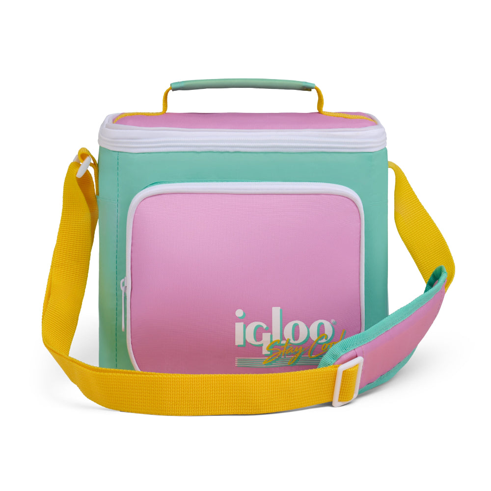 Igloo-Retro Square Cooler Lunch Bag  - Rose Tea