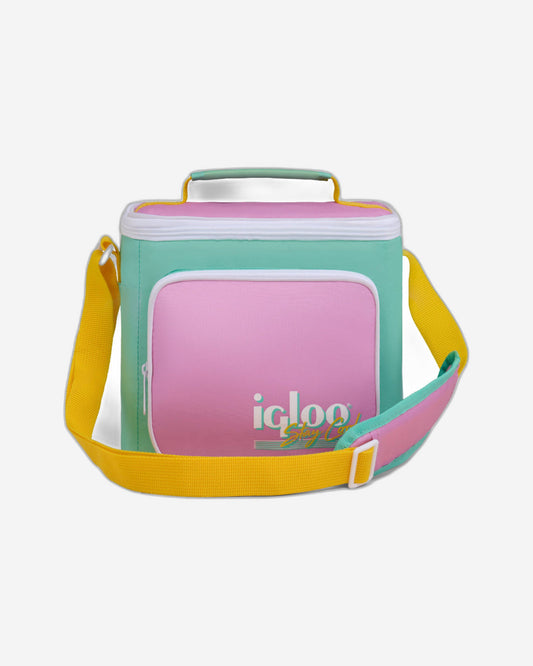 Igloo-Retro Square Cooler Lunch Bag  - Rose Tea
