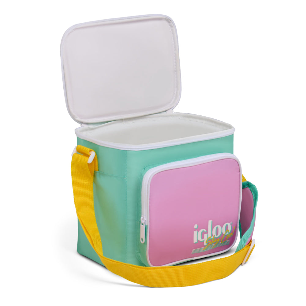 Igloo-Retro Square Cooler Lunch Bag  - Rose Tea