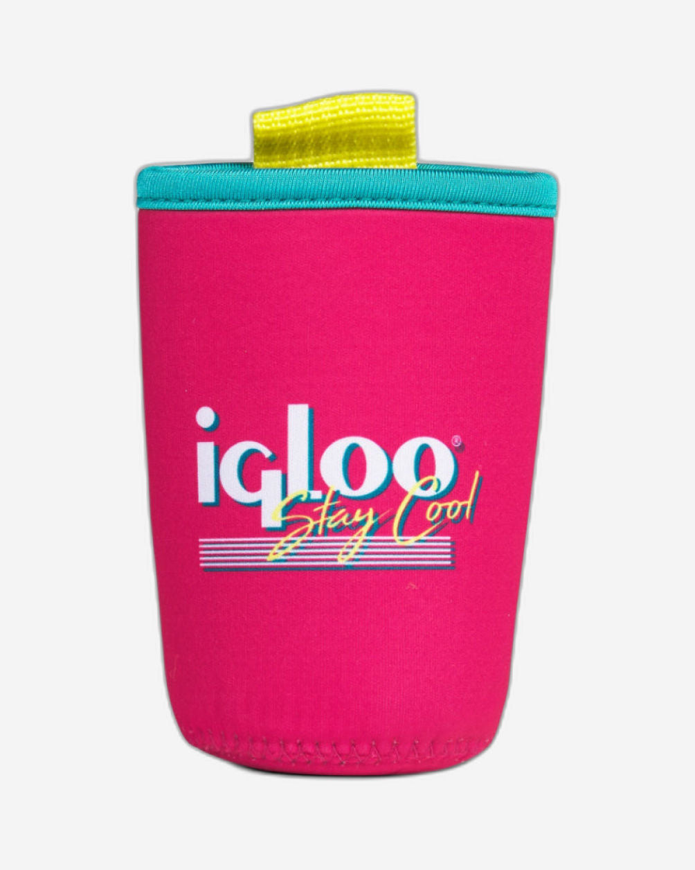 Igloo-Retro Soft Coolmate™ 4-Pack Can Cooler  - Dark Jade /Bold Magenta /Livewire Yellow