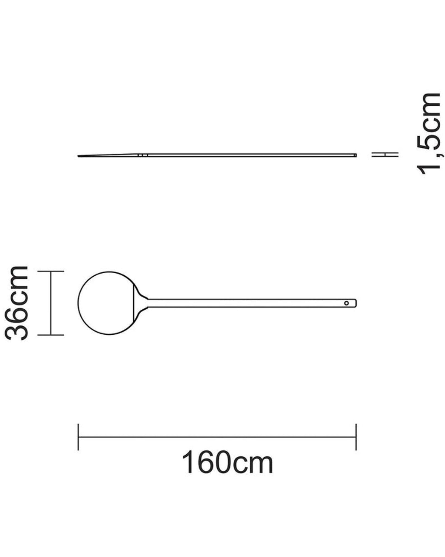 Tramontina Pizza Peel Long Handle
