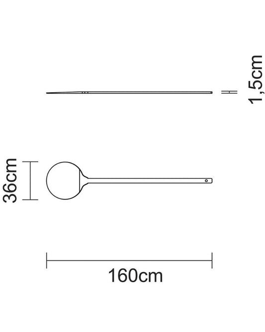 Tramontina Pizza Peel Long Handle