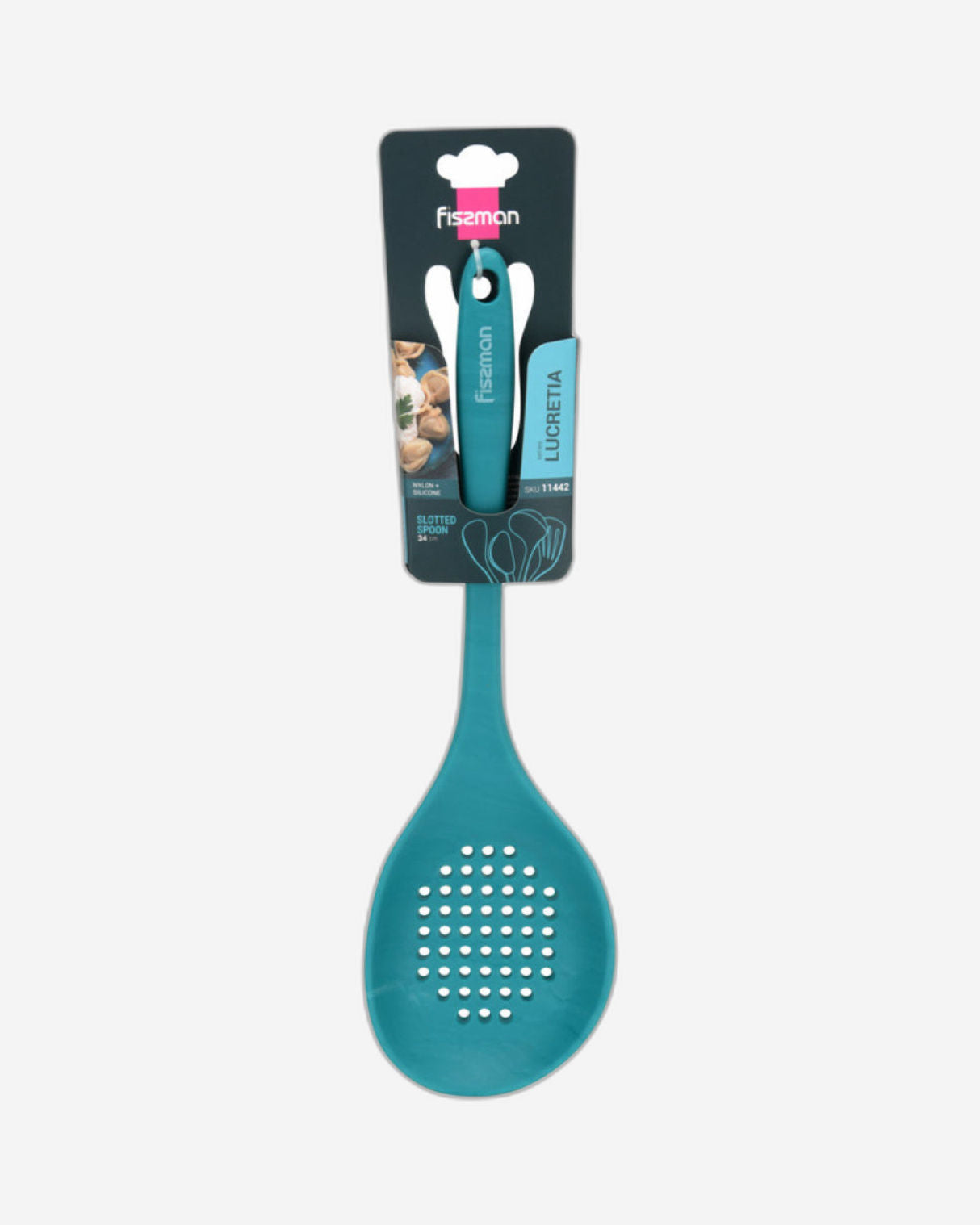 Fissman Slotted Spoon 34cm Lucretia Series Nylon And Silicone 