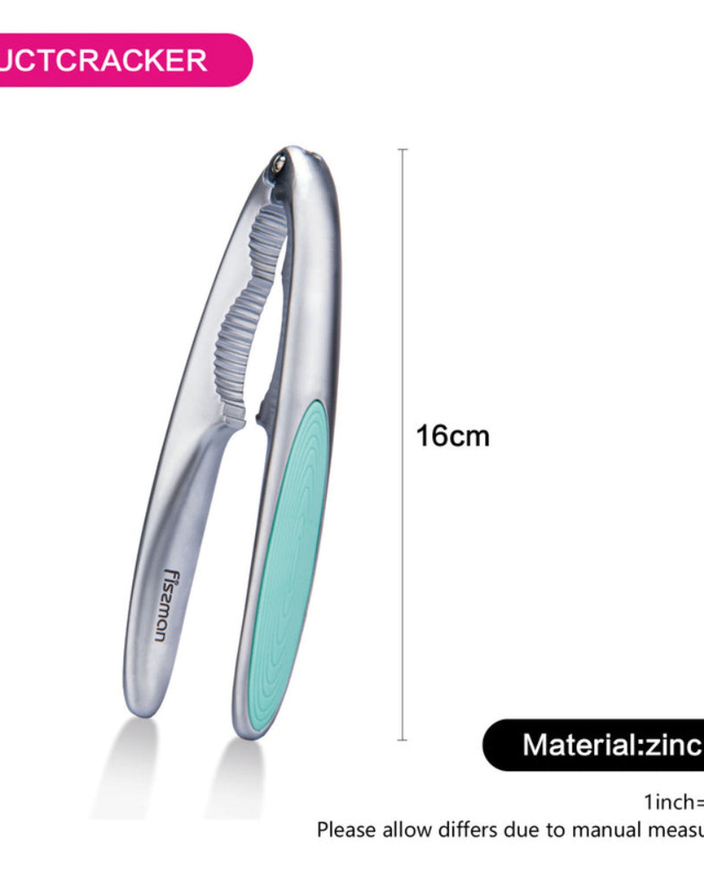 Fissman Nutcracker Zinc Alloy Luminica Series  Grey/Blue 16cm