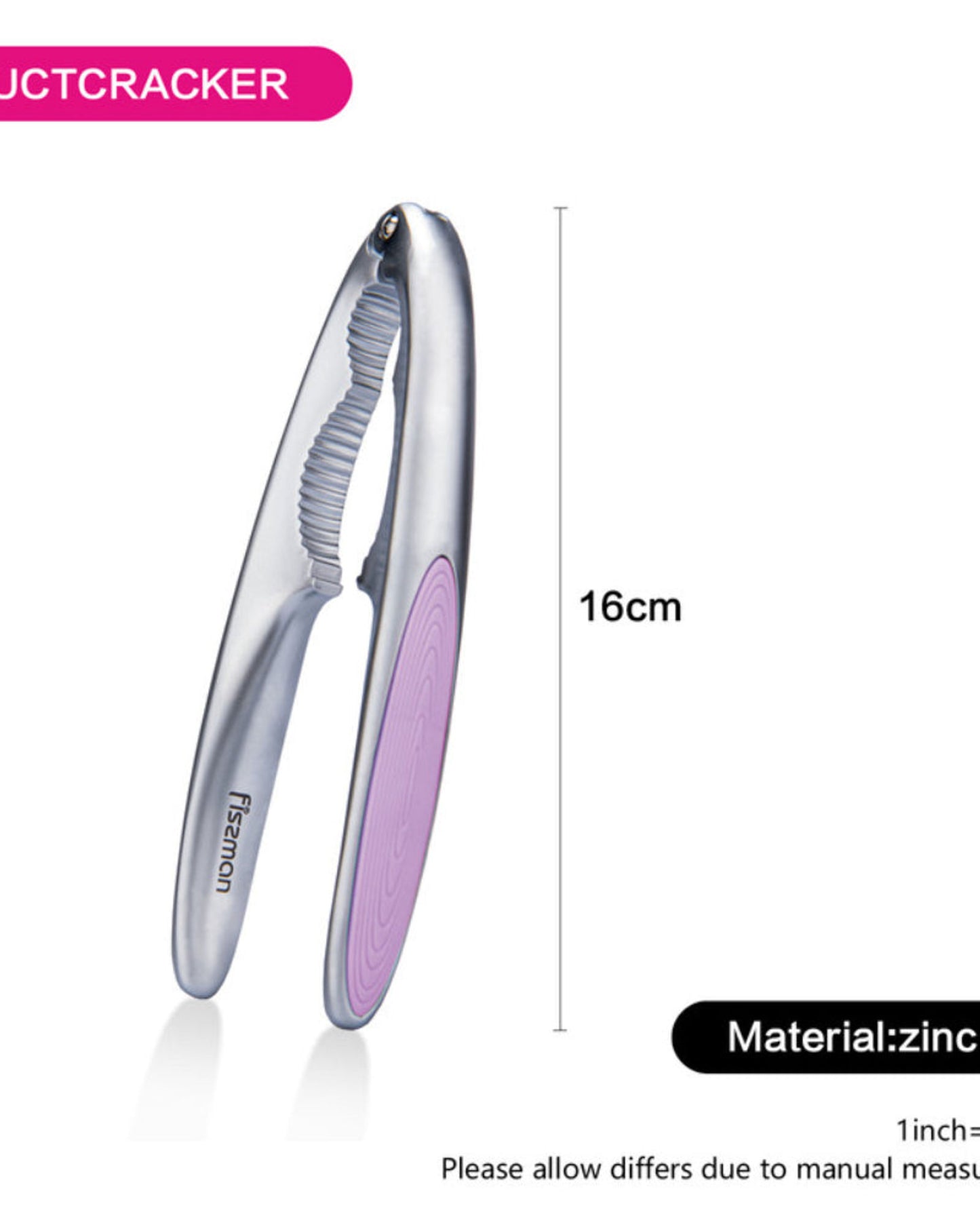 Fissman Nutcracker Luminica Zinc Alloy Grey/Purple