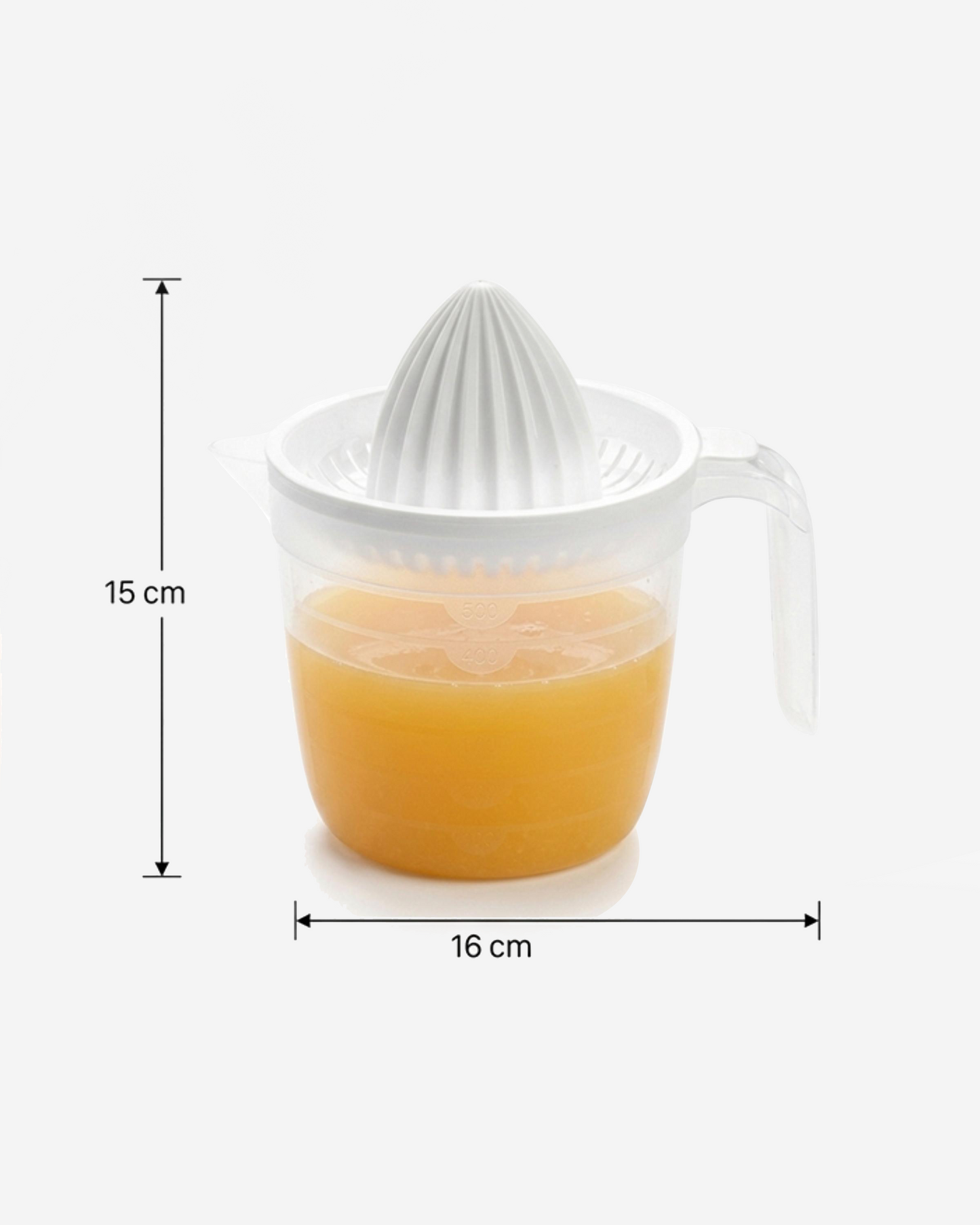 Plastic Forte Citrus Juicer 600 ml with Measuring Cup