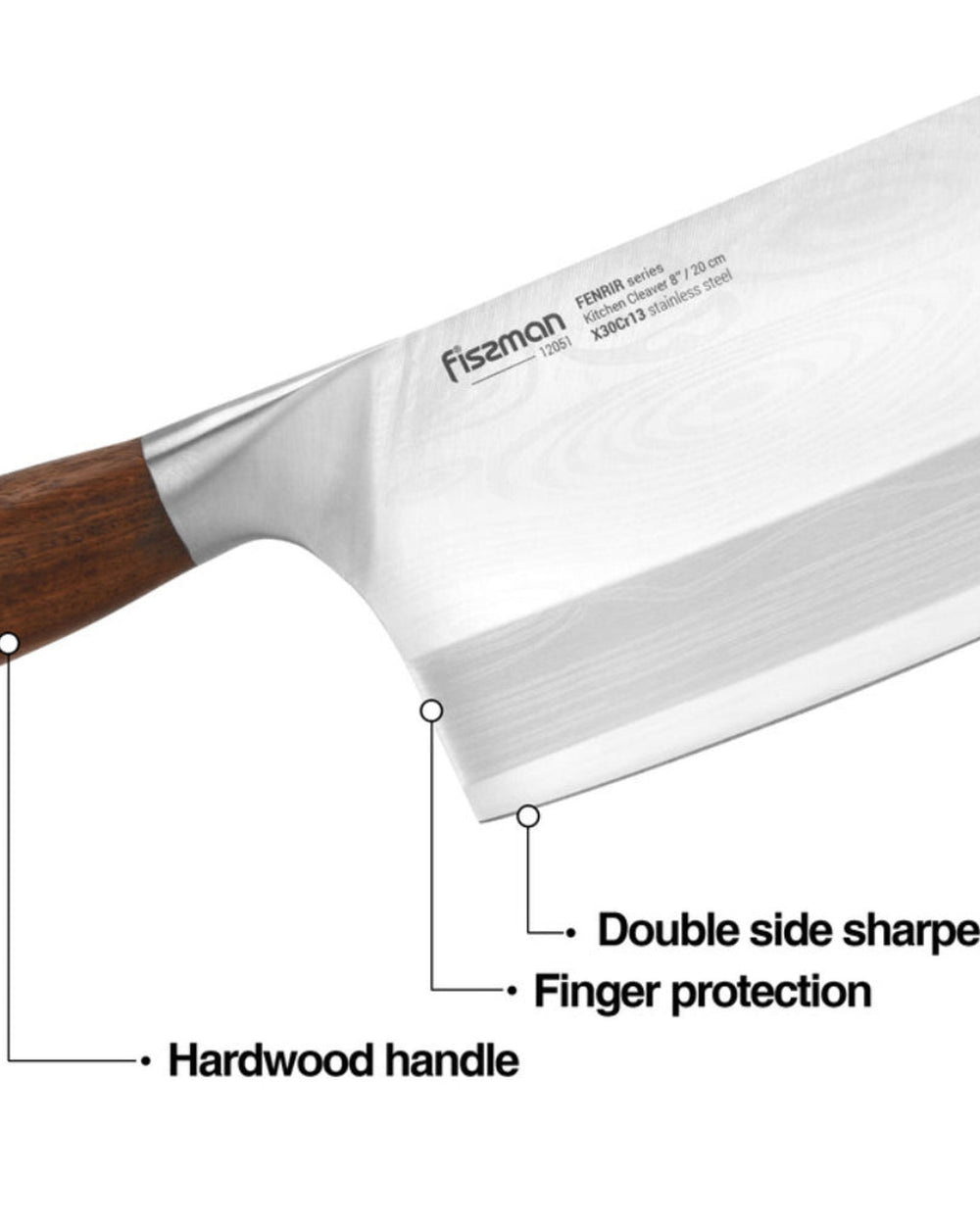 Fissman Cleaver Knife Fenrir 8Inch