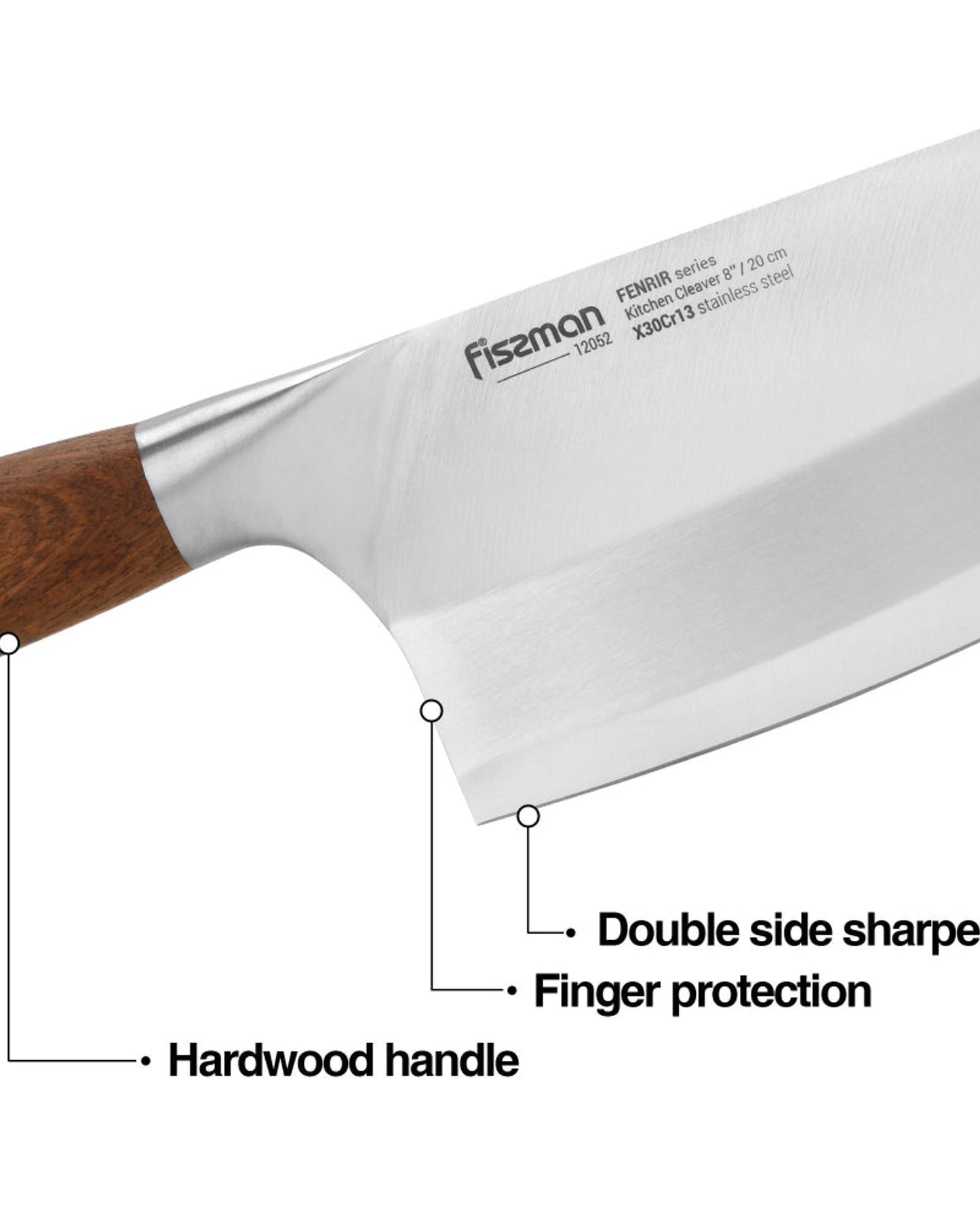 Fissman Cleaver Knife Fenrir 8Inch
