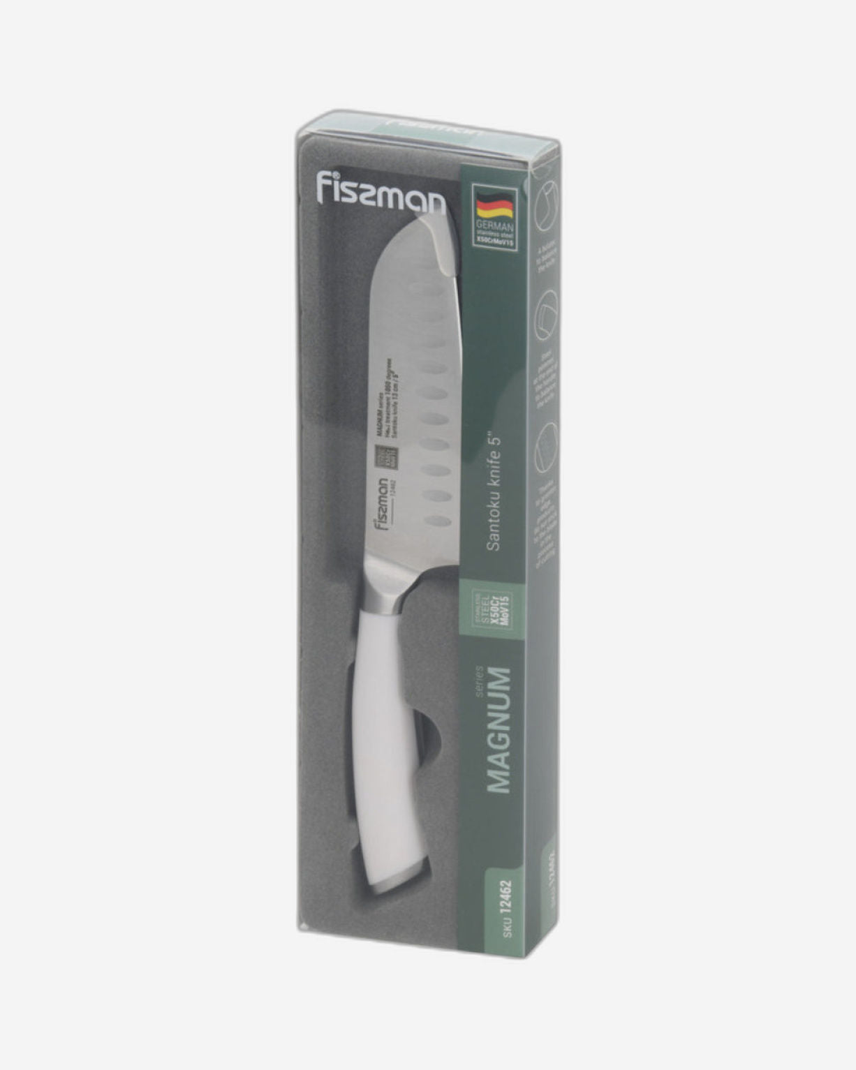 Fissman 5 Santoku Knife Magnum (X50crmov15 Steel)