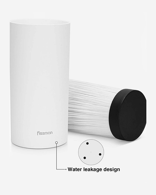 Fissman Kitchen Knife Organizer 11x22cm Round Shaped White (Plastic)