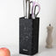 Fissman Knife Organizer Square Black Marble 22cm