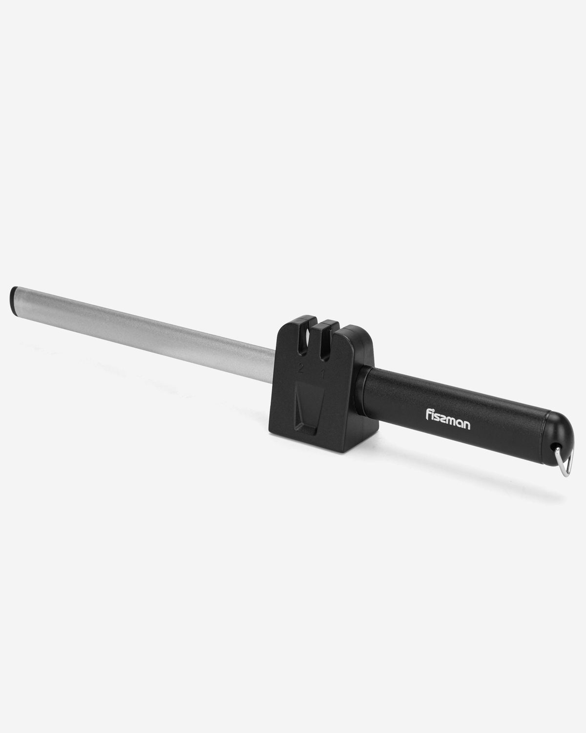 Fissman Knife Sharpening Rod Diamond Series Silver/Black 38cm