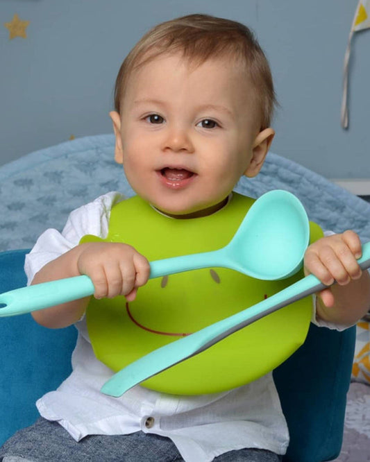 Fissman Soup Ladle Iris Series Silicone 29cm Mint Green