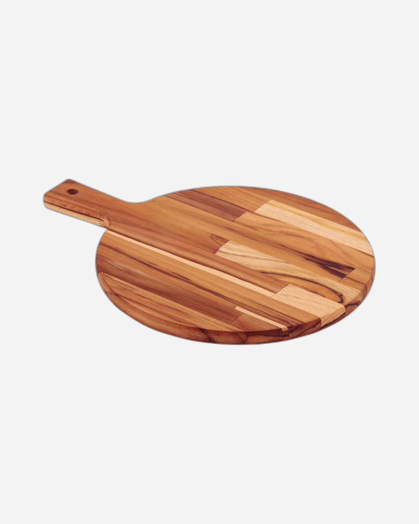 Tramontina Since 1911 Made In Brazil Fsc Tramontina Round Board In Teak Wood With Handle 40X30 Cm