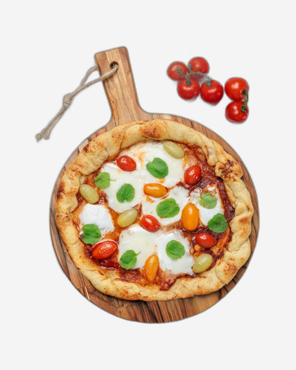 Tramontina Since 1911 Made In Brazil Fsc Tramontina Round Board In Teak Wood With Handle 40X30 Cm