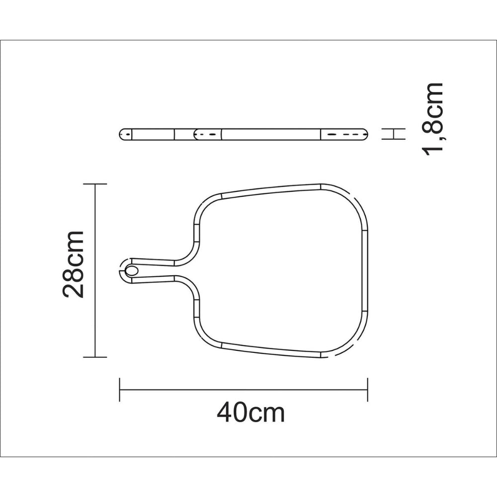 Tramontina Cheese Board 40x27cm Oval