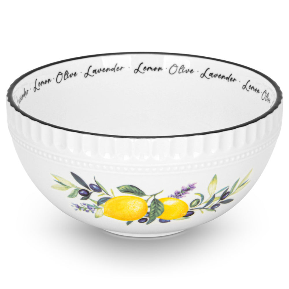 Fissman 2-Piece Bowl Lemon Provence 16cm Porcelain
