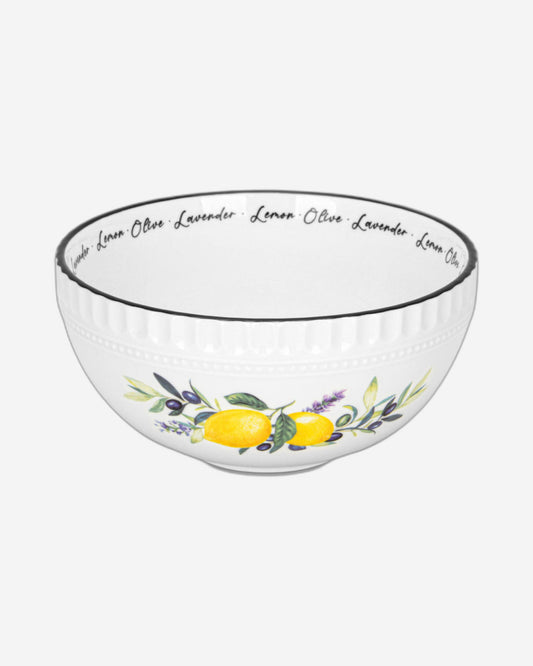 Fissman 2-Piece Bowl Lemon Provence 16cm Porcelain