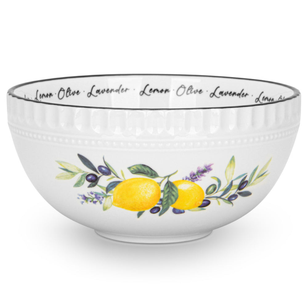 Fissman 2-Piece Bowl Lemon Provence 16cm Porcelain