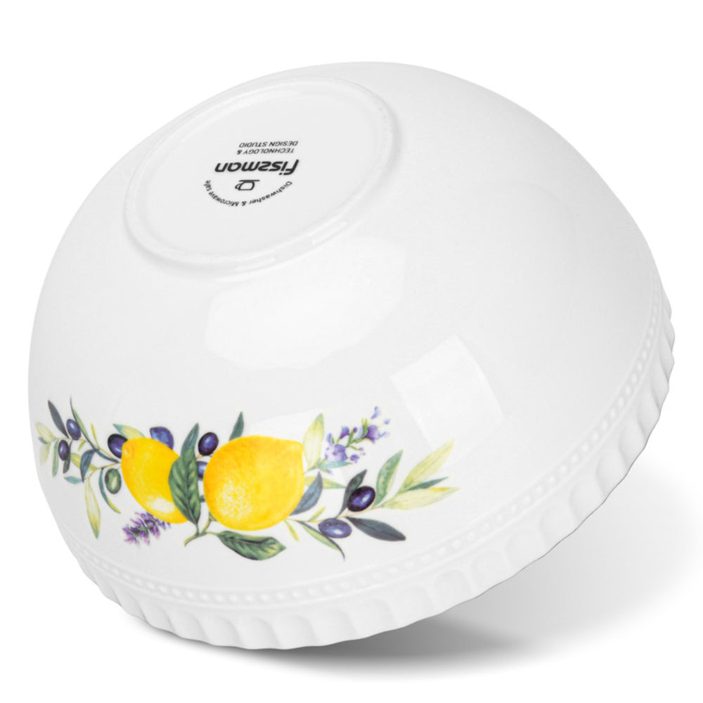 Fissman 2-Piece Bowl Lemon Provence 16cm Porcelain