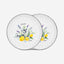 Fissman Plates Lemon Provence Porcelain 2Pc 26cm