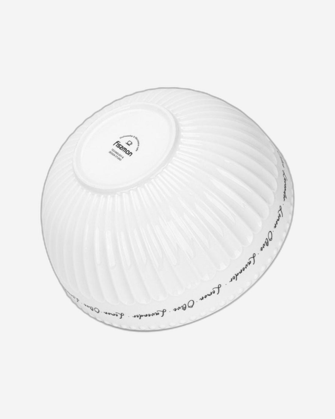 Fissman Salad Bowl Lemon Provence Porcelain 20cm