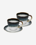 Fissman 2-Piece  Cups GALACTICA 230 ml With Saucers Porcelain