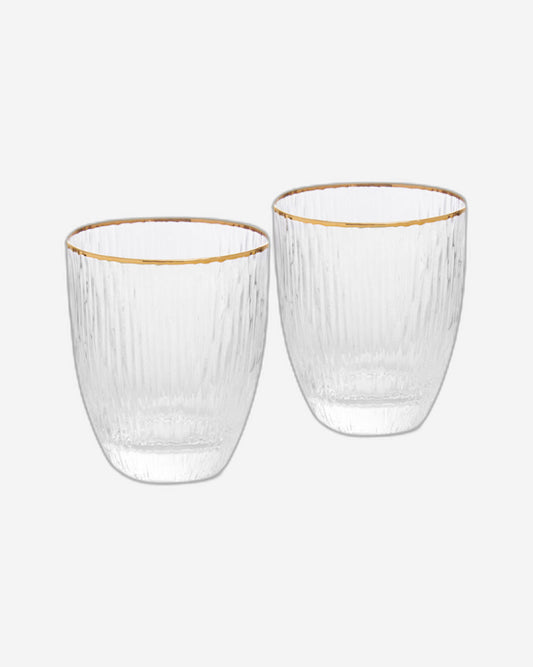 Fissman 2-Piece Glasses 400ml Glass