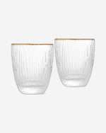 Fissman 2-Piece Glasses 400ml Glass