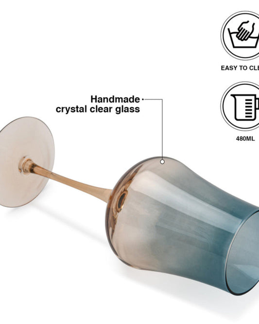 Fissman 2-Piece White Wine Glasses 480ml Glass