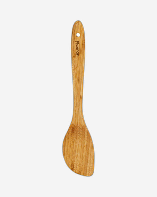 Fissman Solid Bamboo Turner with Handle Beige 30 x 6cm