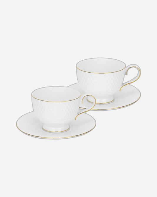 Fissman 2-Piece Cup and Saucer 200ml, Noemi Series