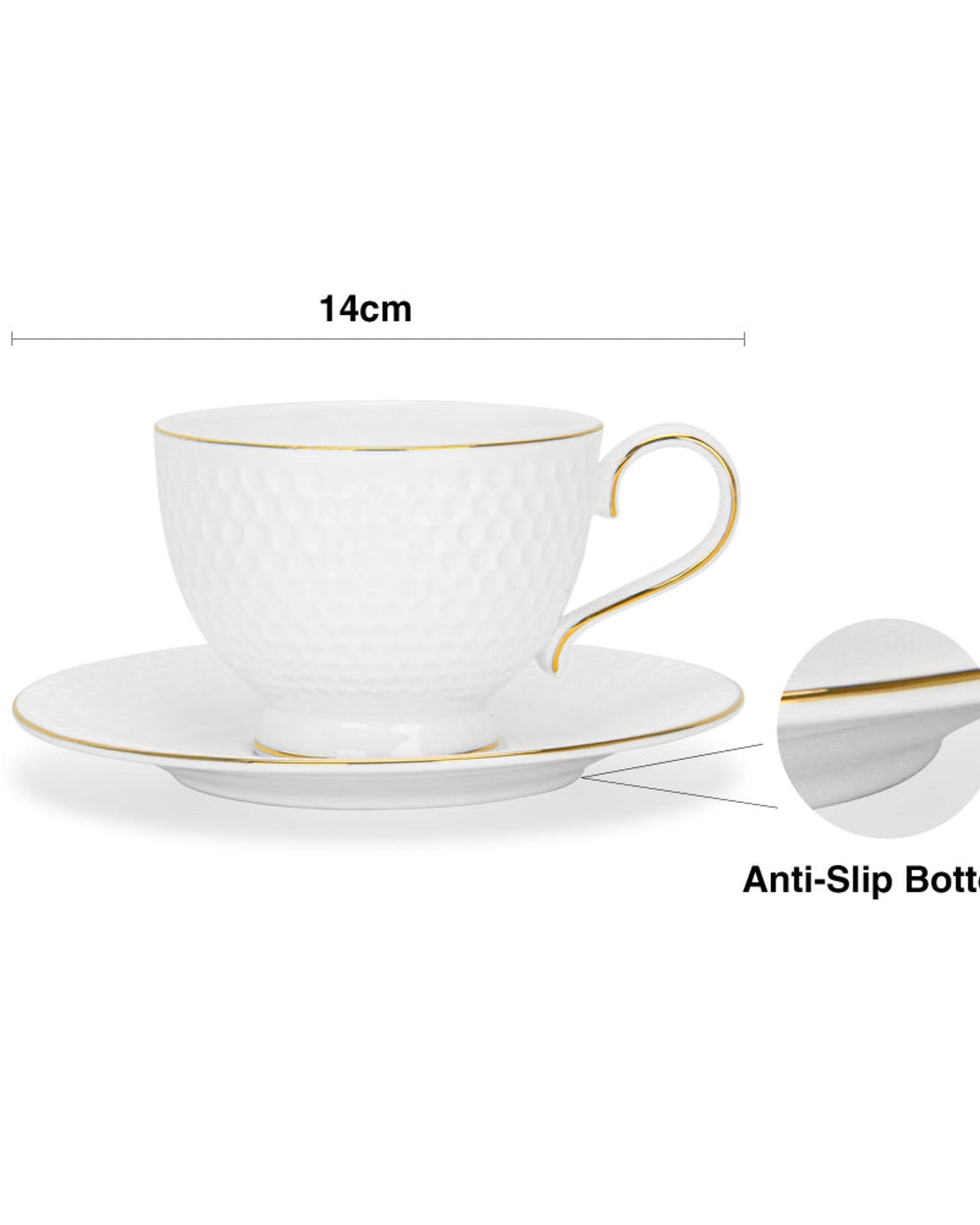 Fissman Cup & Saucer Noemi 2Pc 200ml