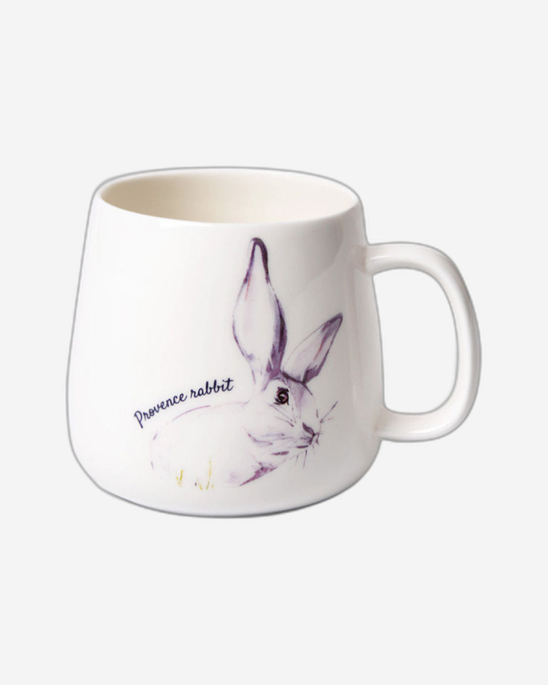 Fissman Mug 400ml Porcelain Rabbit Provence Design Purple