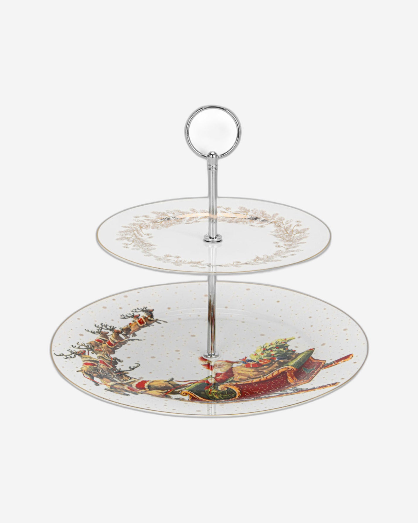 Fissman Fruit Stand Christmas 2-Tiers 19/27cm