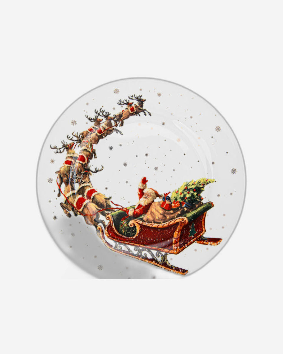 Fissman Plates Christmas 2Pc 19.5cm