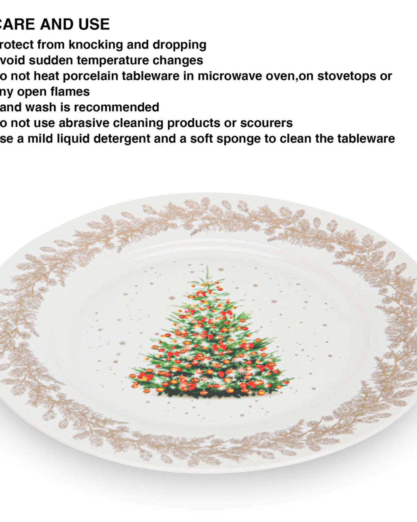 Fissman Plates Christmas 2Pc 27cm