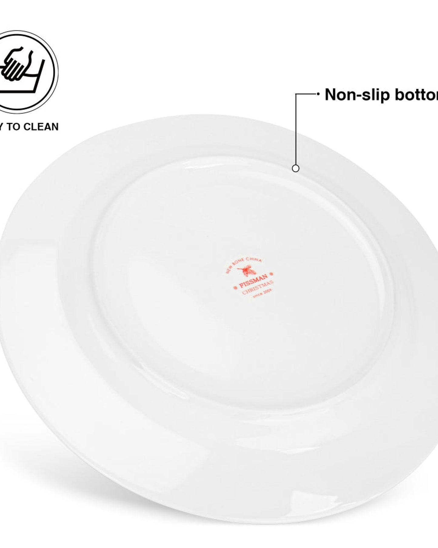 Fissman Plates Christmas 2Pc 27cm