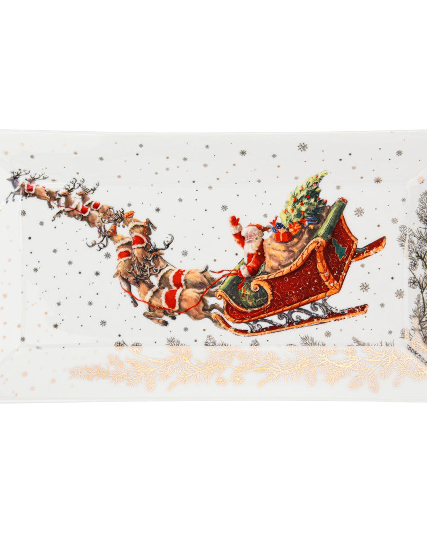 Fissman Plate Christmas Rectangular 25.5cm
