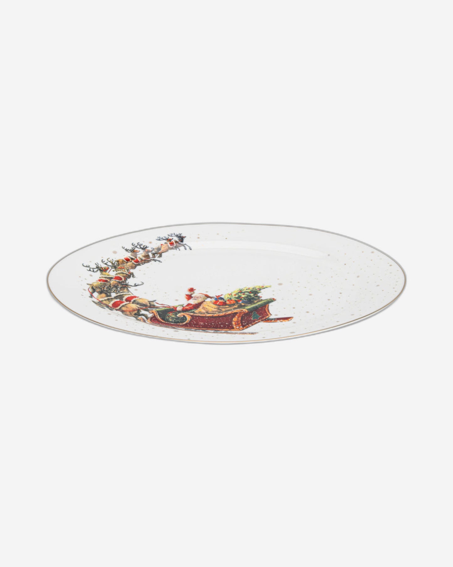 Fissman Plate Christmas Oval 35cm